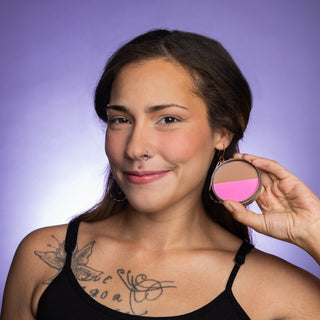 How to Achieve the Perfect Blonzing Look with Cheekbone Beauty’s Sustainable Blush Bronzer